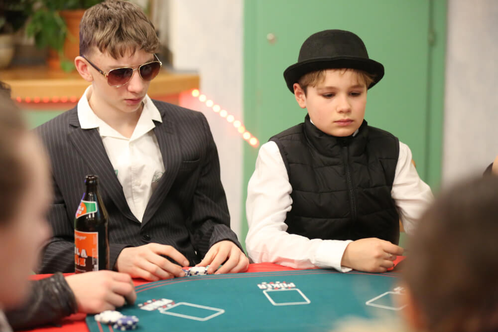 Schulfasching - Pokerspiel Klasse 8