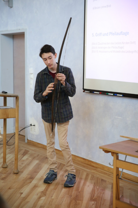 Präsentation der Projektarbeit, Klasse 8b