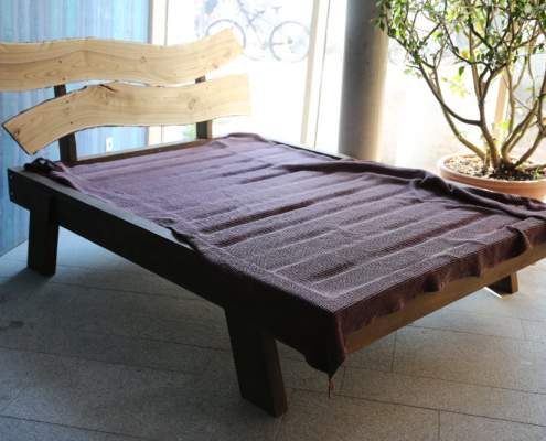 Vollholzbett - Projektarbeit 8b