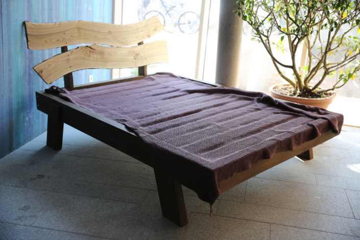 Vollholzbett - Projektarbeit 8b